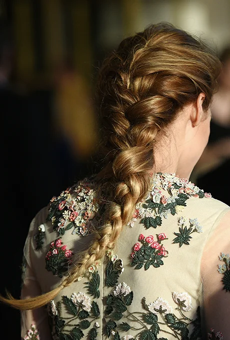 Olivia Palermo's Long French Braid There's a reason French braids were all the rage back in the day, and Olivia's long one gives this tried-and-true classic a romantic edge.