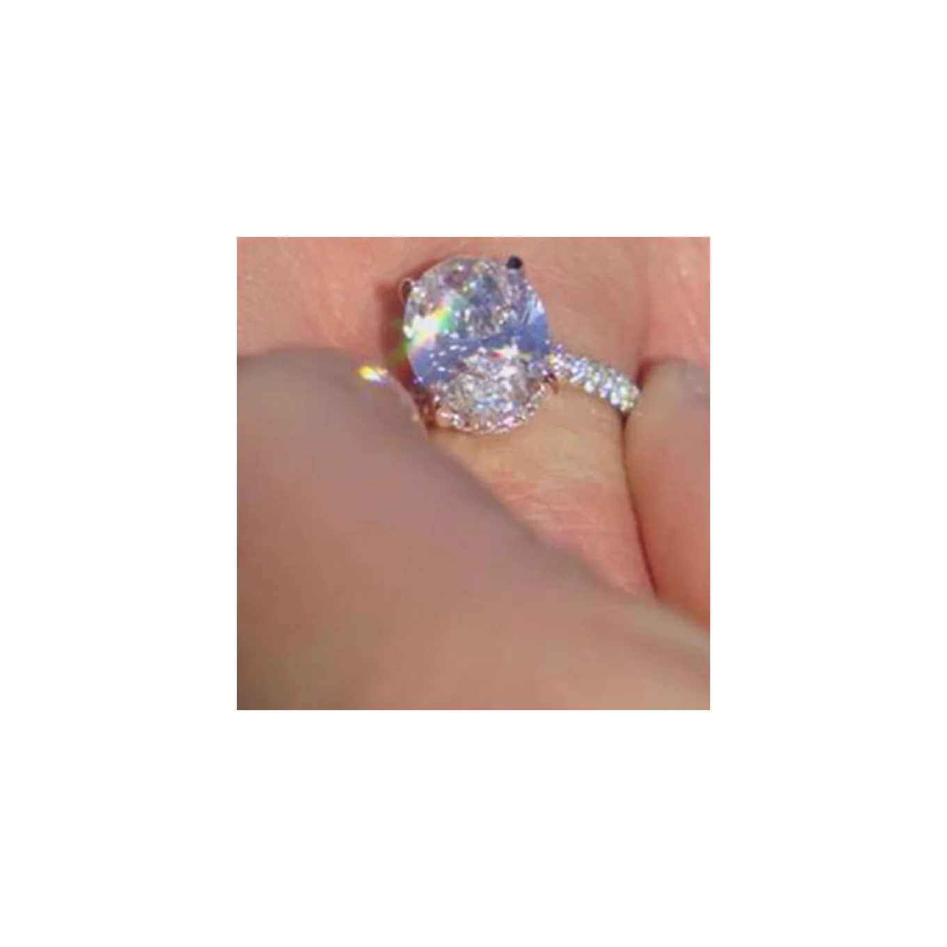 Morgan Stewart's Engagement Ring The Rich Kids of Beverly Hills star thought she was starring in her very own photo shoot for OK! Magazine, when in reality fiancé Brendan Fitzpatrick surprised Stewart with a blinding oval-cut engagement ring. Photo: Rich Kids of Beverly Hills via Twitter