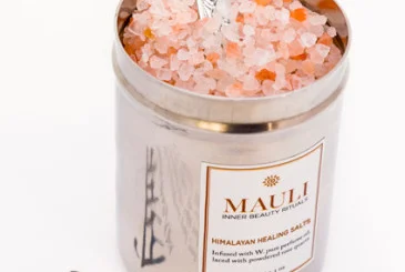 This exotic bath product refreshes jaded bodies by restoring natural PH levels. Exquisite Himalayan pink salts are at the heart of this product, blended with a range of quality oils to reenergise with a calming effect. The inclusion of powdered rose quartz crystals lend it its soothing quality and add an exotic and decadent ingredient to the mix. Indeed, its combination of aromatic infusions like jasmine, blood orange, and the earthy scent of sandalwood create a healing blend for mind and body. Purported to be effective for jetlag, take this with you on your honeymoon to combat the impact of travel fatigue.