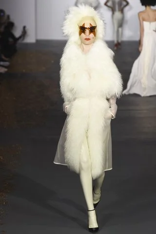 Gareth Pugh Snow bunny bride goes Gaga. Photo: Indigitalimages.com