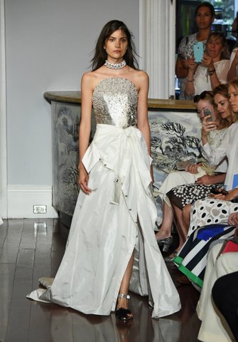Monse Because what girl doesn’t dream of a pearl-trimmed bodice and dress? Photo: Courtesy of Monse