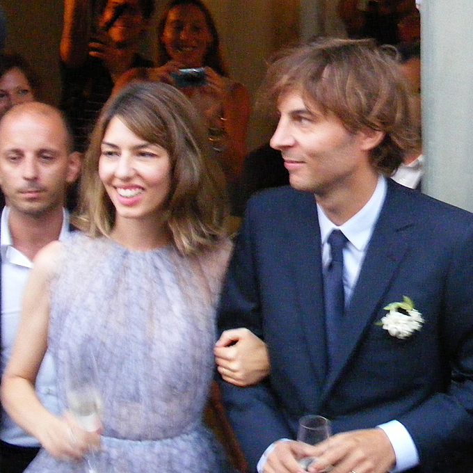 Photo: Getty Images Sofia Coppola The avant-garde director married longtime boyfriend, Phoenix front-man Thomas Mars, in August 2011, in a knee-length custom lilac chiffon dress by Azzedine Alaïa. It's chic and fresh, just like her!