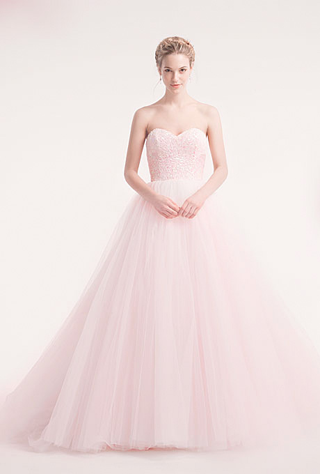 Alita Graham Gown by Alita Graham Browse more pink wedding dresses. Photo: Courtesy of Alita Graham