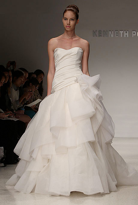Kenneth Pool Gown by Kenneth Pool Browse more Kenneth Pool wedding dresses. Photo: Robert Mitra