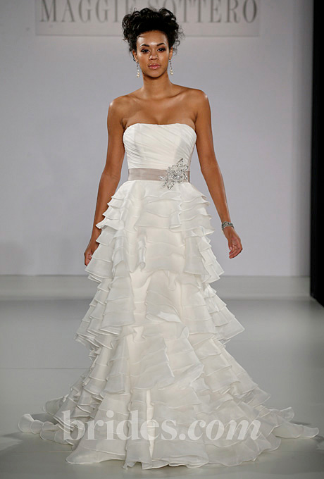 Maggie Sottero Gown by Maggie Sottero Browse more Maggie Sottero wedding dresses. Photo: George Chinsee