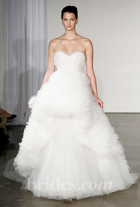 Marchesa Gown by Marchesa Browse more Marchesa wedding dresses. Photo: George Chinsee