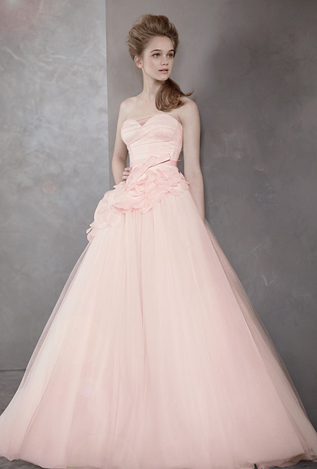 White by Vera Wang Gown by White by Vera Wang Browse more White by Vera Wang wedding dresses. Photo: Courtesy of White by Vera Wang