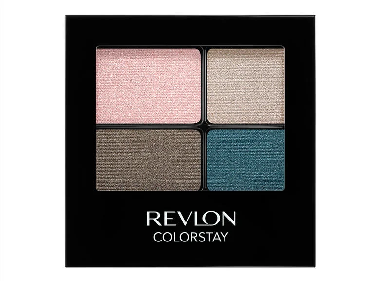 Applying a single swipe of shadow isn't going to get you eyes that wow. As makeup artist Ashleigh B. Ciucci explains, now's not the time to be stingy with your product. “Use a flat nylon brush to pack the color onto your lid, then blend it with a soft, fluffy brush," she says. After, “I almost always go back and add a bit more lid color to intensify the look." It's also important to use the a shadow with staying power, like Revlon ColorStay 16-Hour Eye Shadow . Each palette features a quad of coordinating hues that'll last (you guessed it) up to 16 hours.