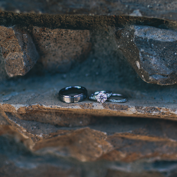 A neutral-hued stone backdrop lets your rings truly shine. Photo: Lindsey Gomes