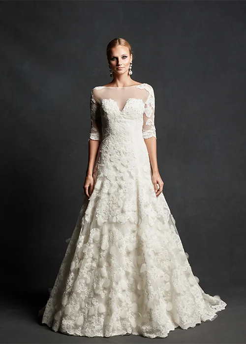 The Lillian floral lace bodice, $6,795, Photo: Isabelle Armstrong