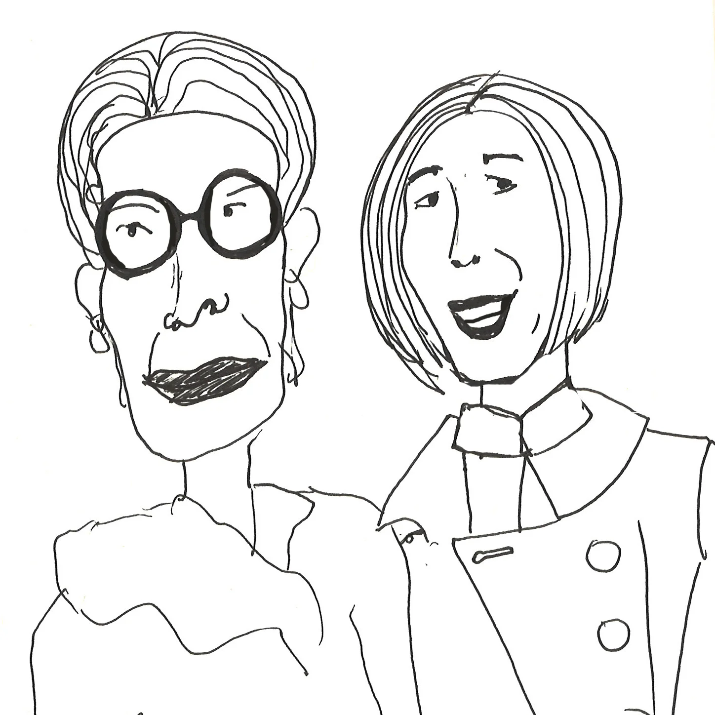 Iris Apfel & Linda Fargo