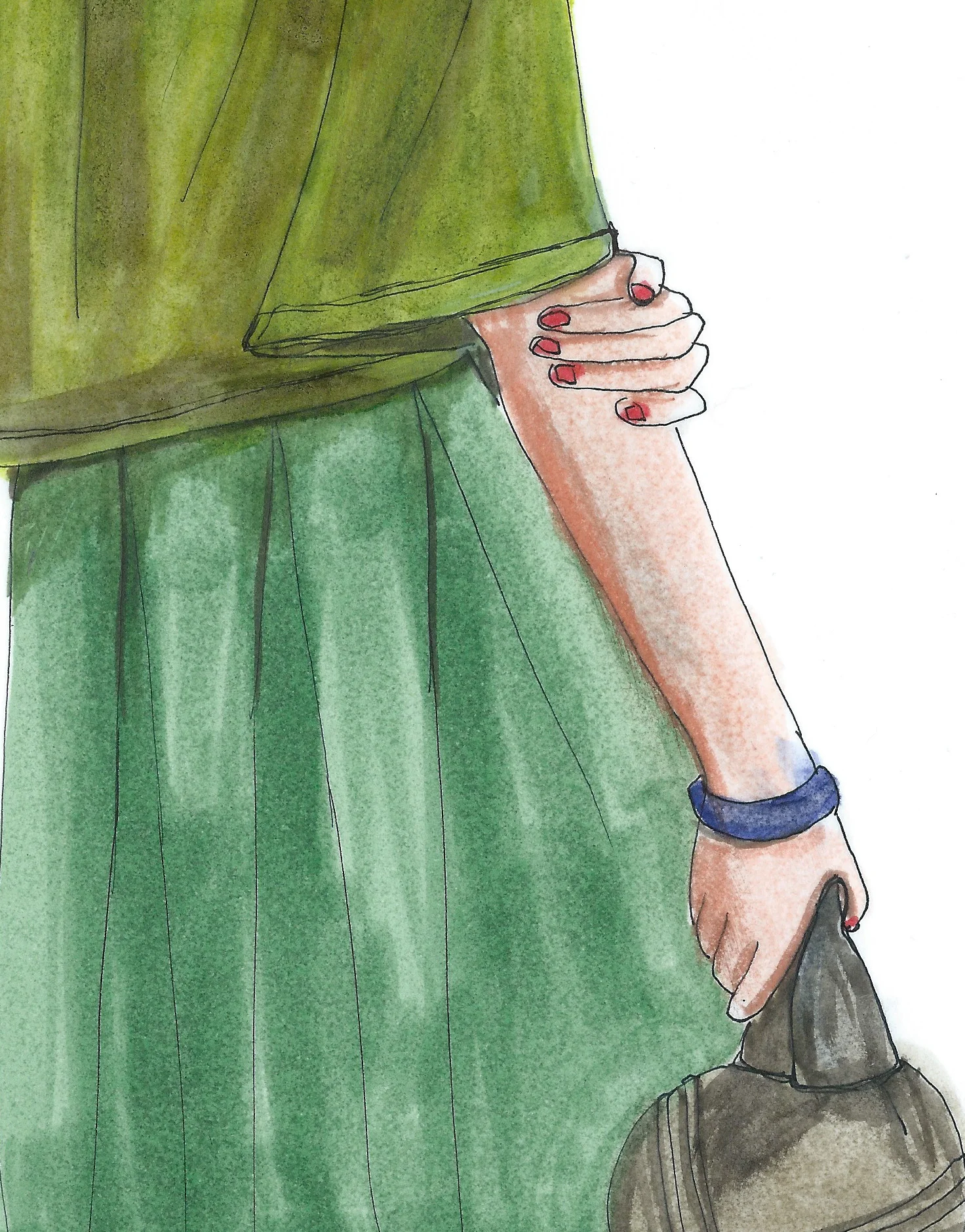 Green Skirt