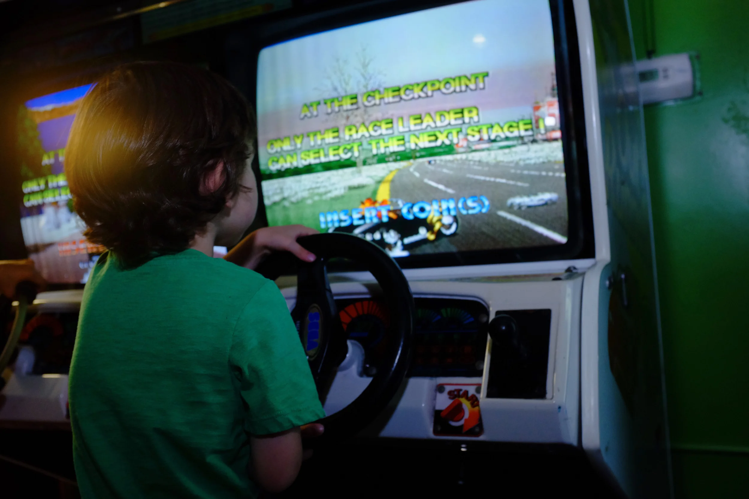 Jack likes to pretend to play games where you pretend to drive