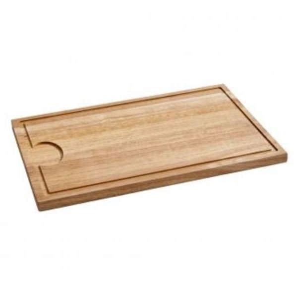 Cutting Board with Well, Rubberwood.JPG