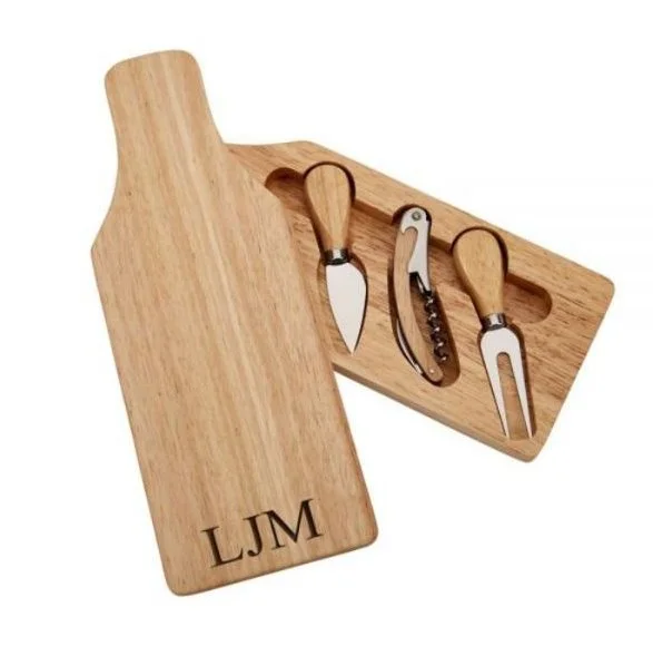 Cheese Board with Three Tools