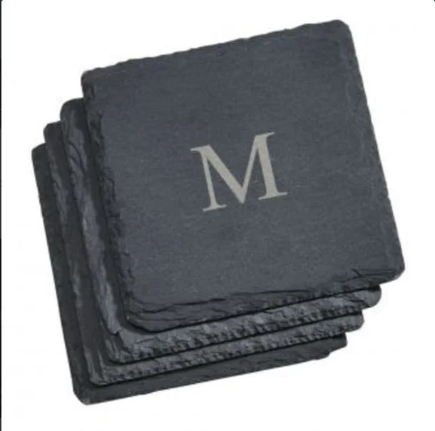 Slate Coaster Set