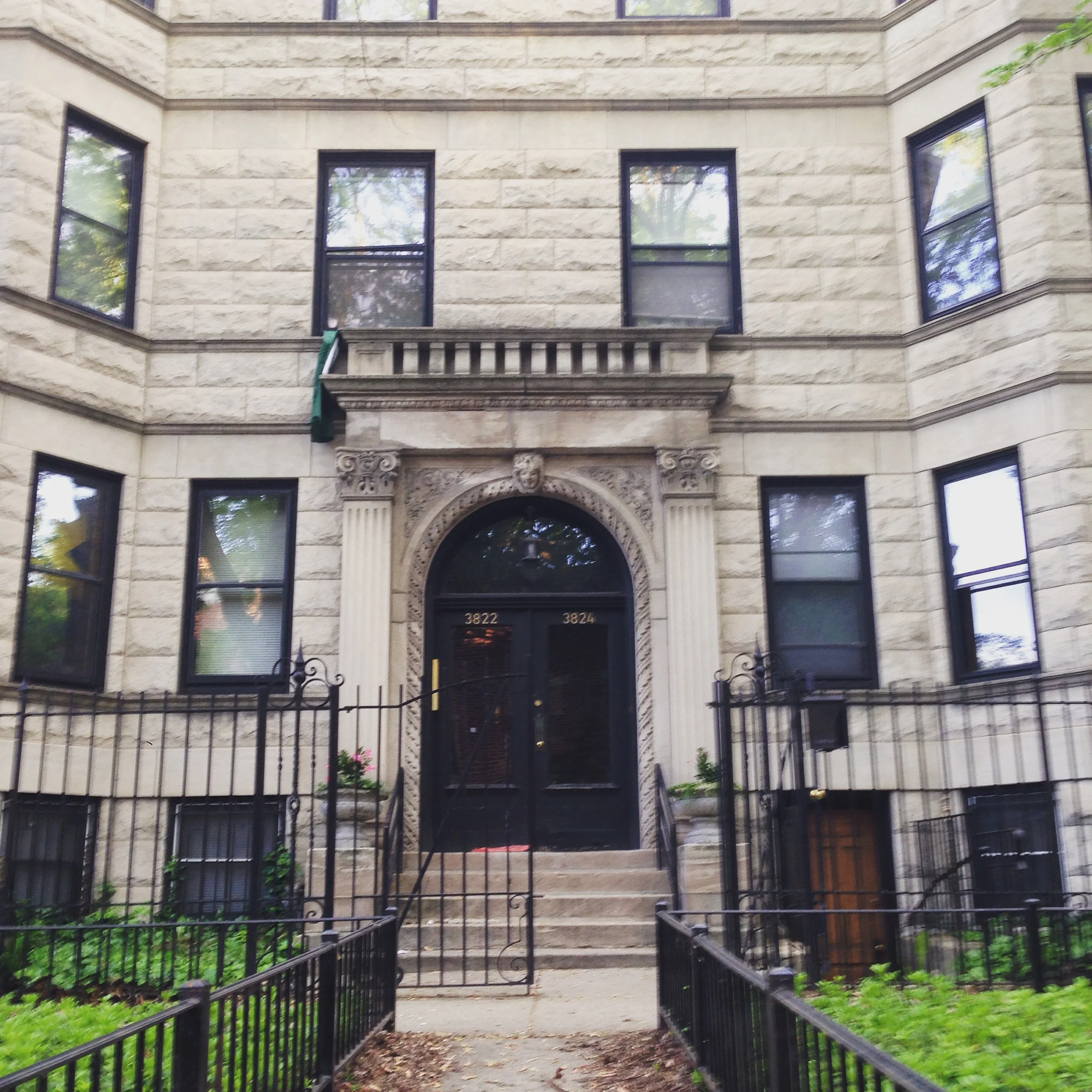 My apartment building. It's a beaut.