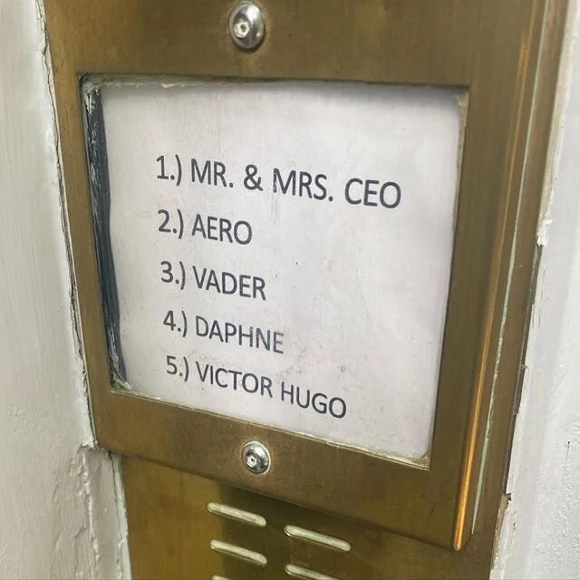 I can&rsquo;t emphasize enough how many NYC address placards look like alias&rsquo; for elite pedophiles.