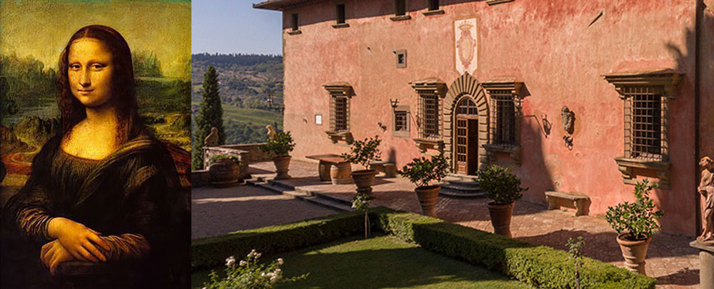Legend has it that Lisa Gherardini - who is thought to be "Lisa" of the Mona Lisa - spent a lot of time at Vignamaggio, the home of her cousins, the Gherardis, who owned the villa from 1421.