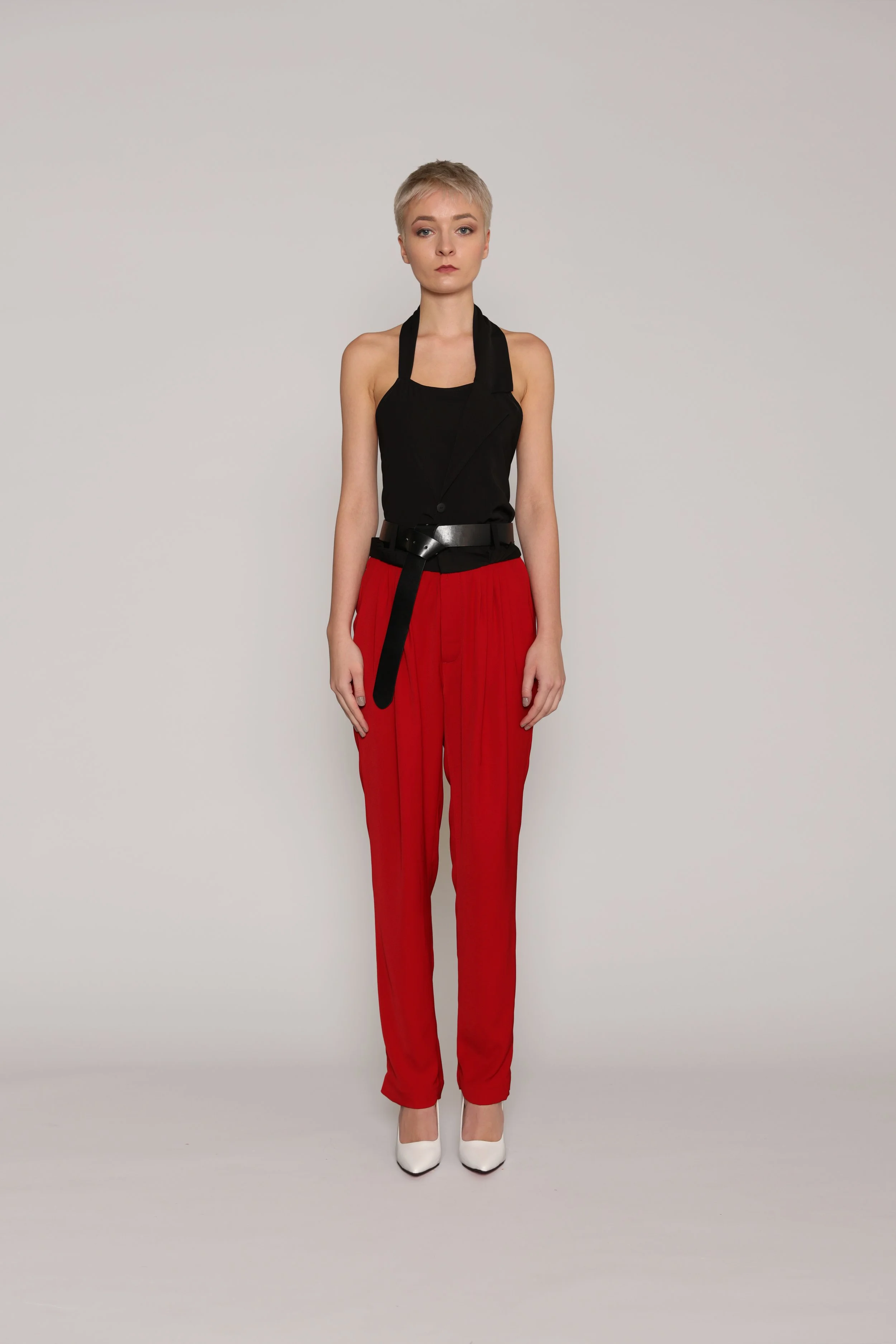PLEATED WAIST PANTS RED FRONT.jpg