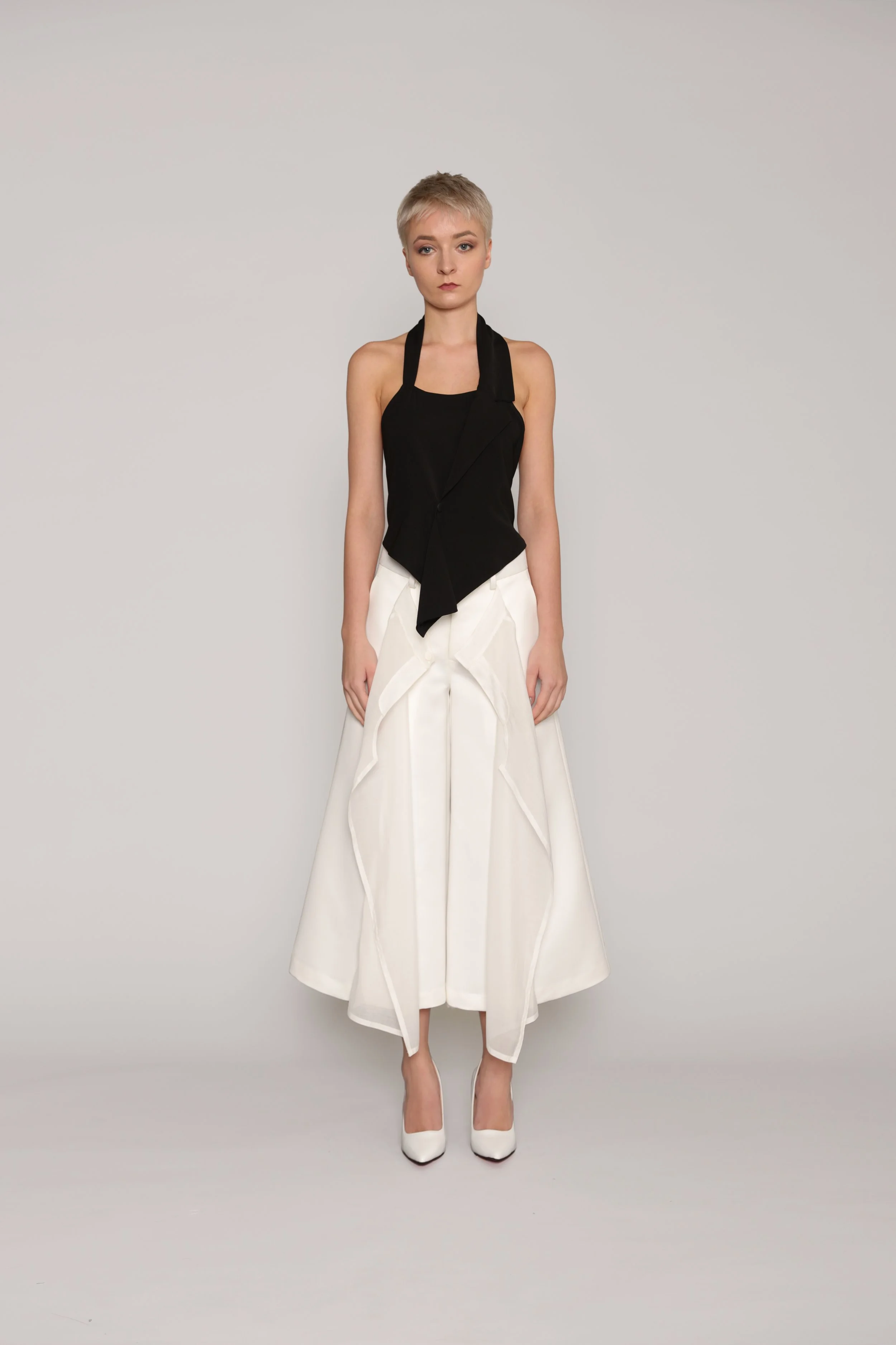 W202 TUXE-DOU HALTER BLACK-HYBRID PANTS FRONT.jpg
