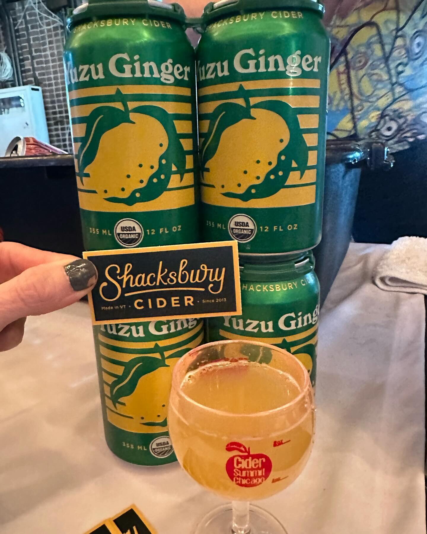 @shacksbury was one vendor that I waited to try until closer to the end of the day, as I had a feeling their &ldquo;yuzu ginger&rdquo; and &ldquo;sugar shack&rdquo; would be as flavorful yet light as they are - for those who care about this sort of t
