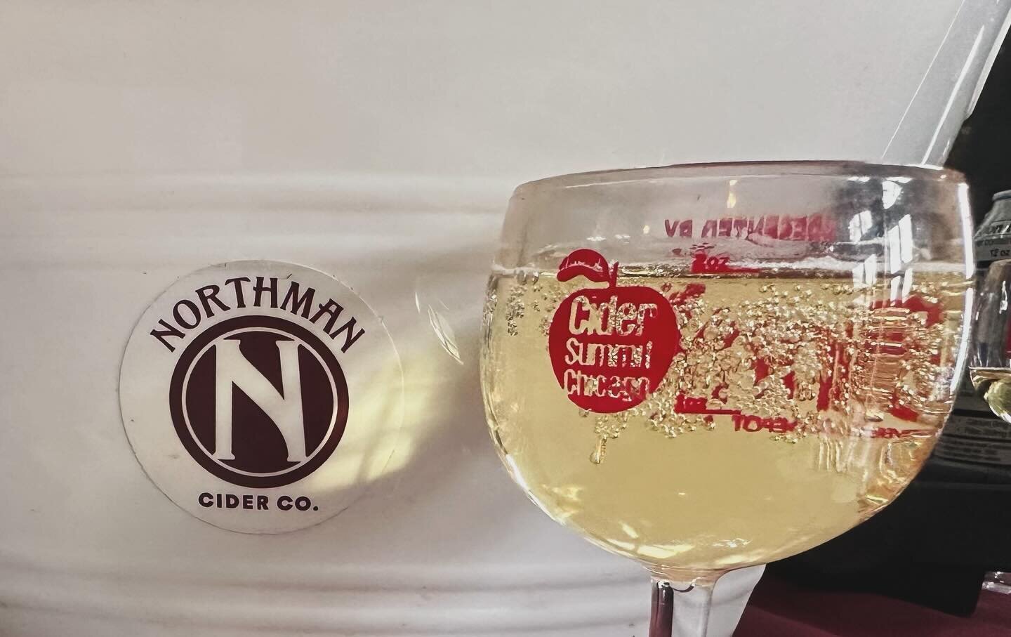 if you haven&rsquo;t tried, The Northman&rsquo;s Hopped cider yet, I implore you to hunt some down&hellip;it is delicious. @chicagocidersummit