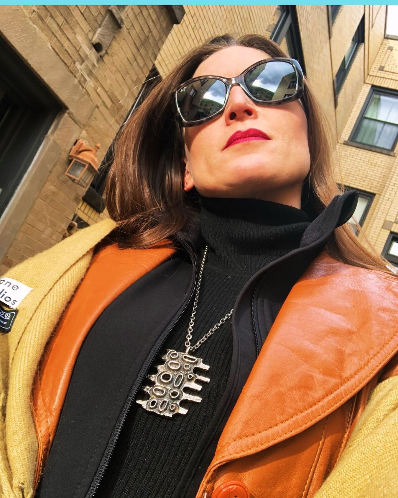 RetroMcCabe from 6 years ago has NO idea how much her fabulousness will be tested in her future&hellip;. she is so fucking amazing, I am so proud of her strength&hellip;1970s leather and silver with a touch of lipstick for the win.