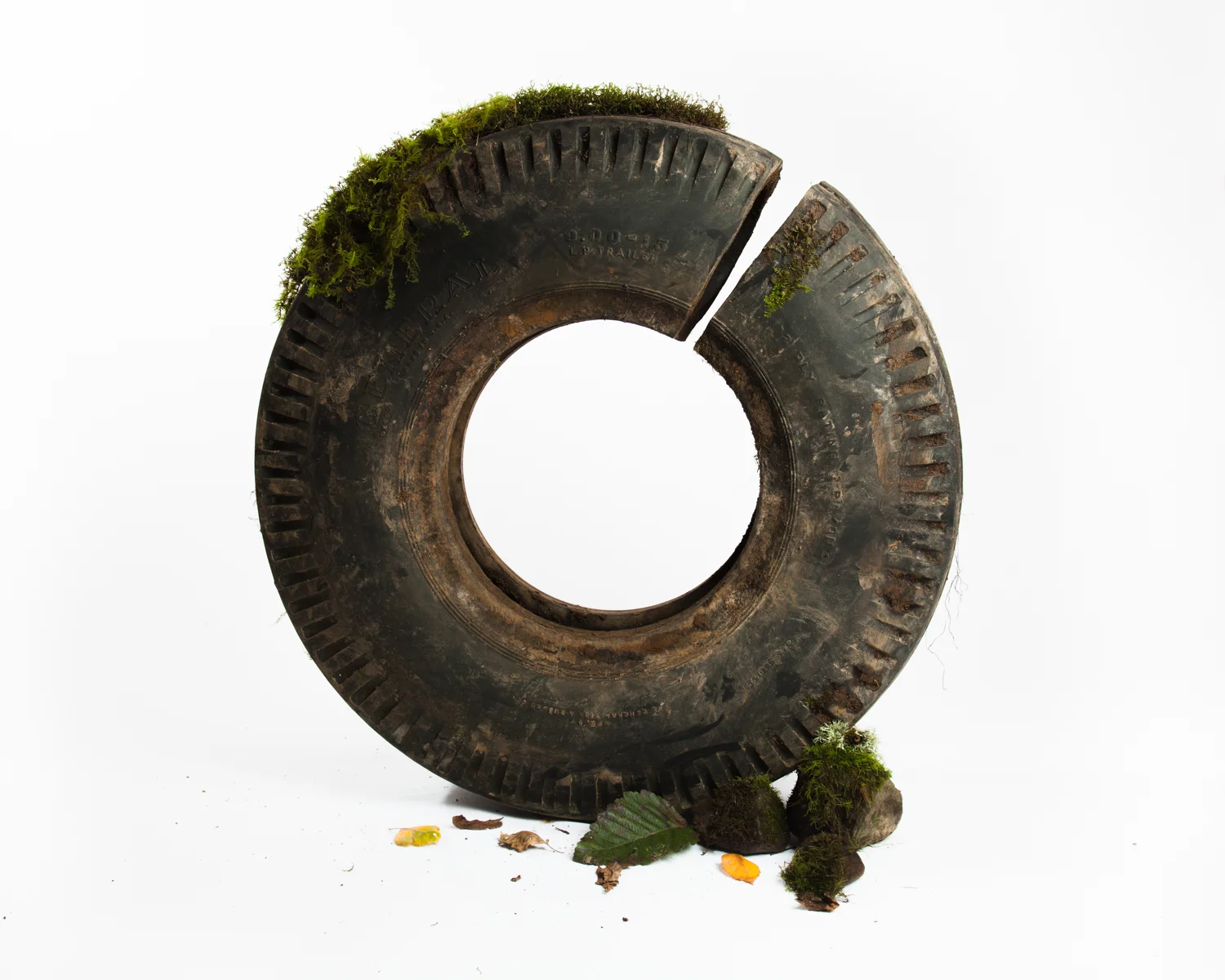 Seven Tires at Miller Creek, 2014 Miller Creek is a two-mile stream near our home. It originates in an ecologically intact area of Forest Park and empties into the Willamette River within close proximity to several industrial Superfund sites. In the fall of 2013, a week after walking Miller Creek and encountering these seven tires, Nolan Calisch and I returned to pull them from the creek bed. Working with a mechanic we were able to date the tires and discover that their ages span the duration of sixty years. Our continued investigation into the history and future of these tires is based on our own interest in thinking about the psychology of waste and land use in our culture. Using the example of Miller Creek as a conceptual springboard, we have developed a participatory workshop that encourages others to use art as an investigatory tool to address social issues in their immediate environment. Seven Tires at Miller Creek was published in Orion Magazine's March/April 2014 issue. Read our interview on Orion's blog here .