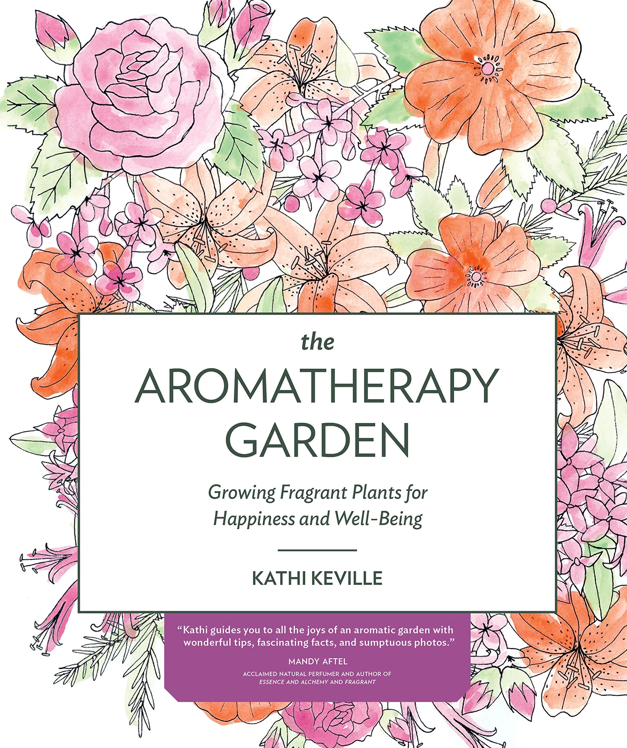 The Aromatherapy Garden cover illustration/design for Timber Press, 2016