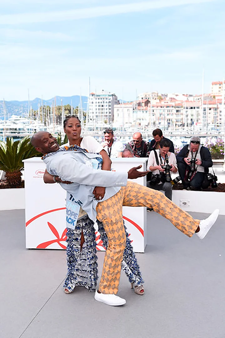 Yolonda and Rob Morgan, “Bull” photocall at Cannes 2019.