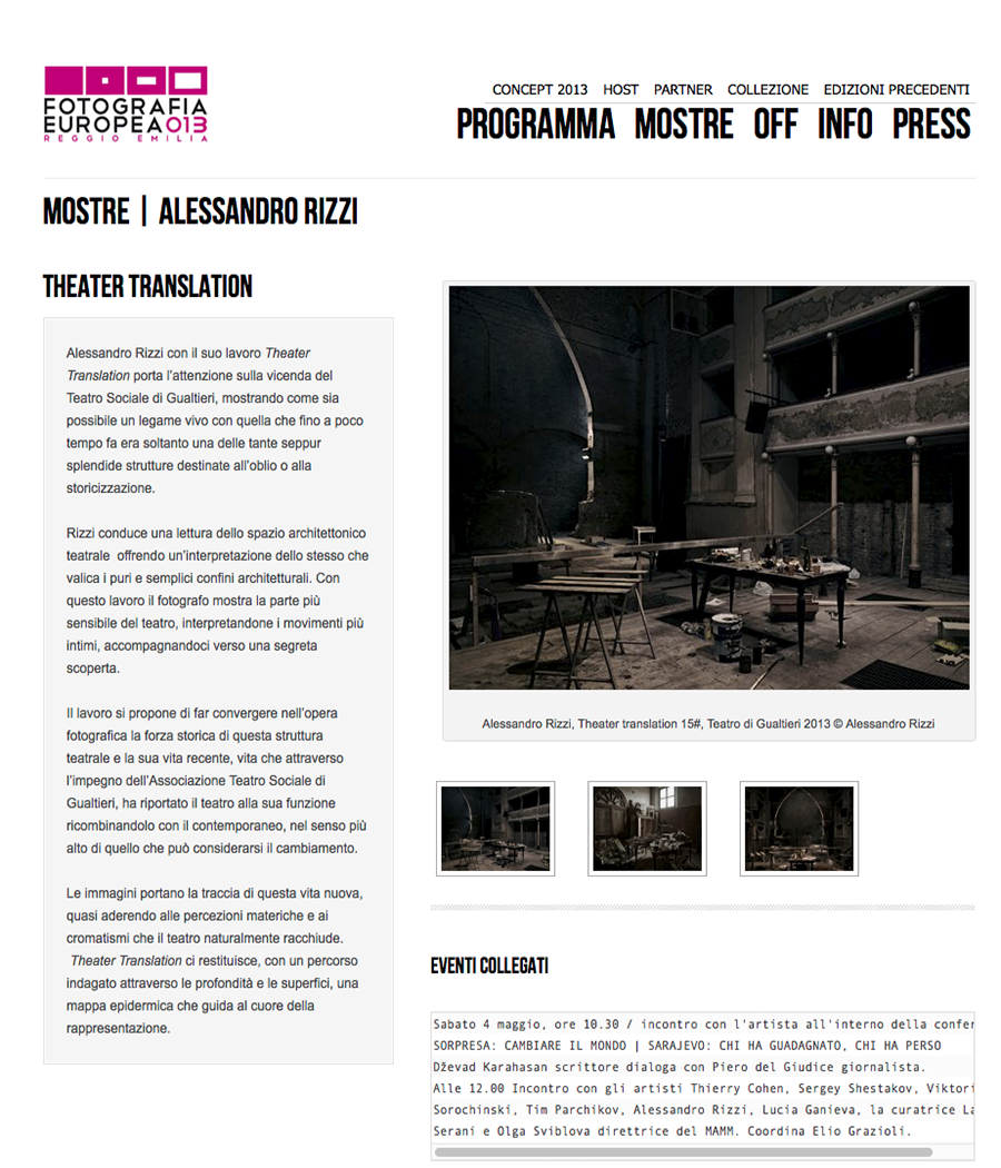 Catalogo Fotografia Europea