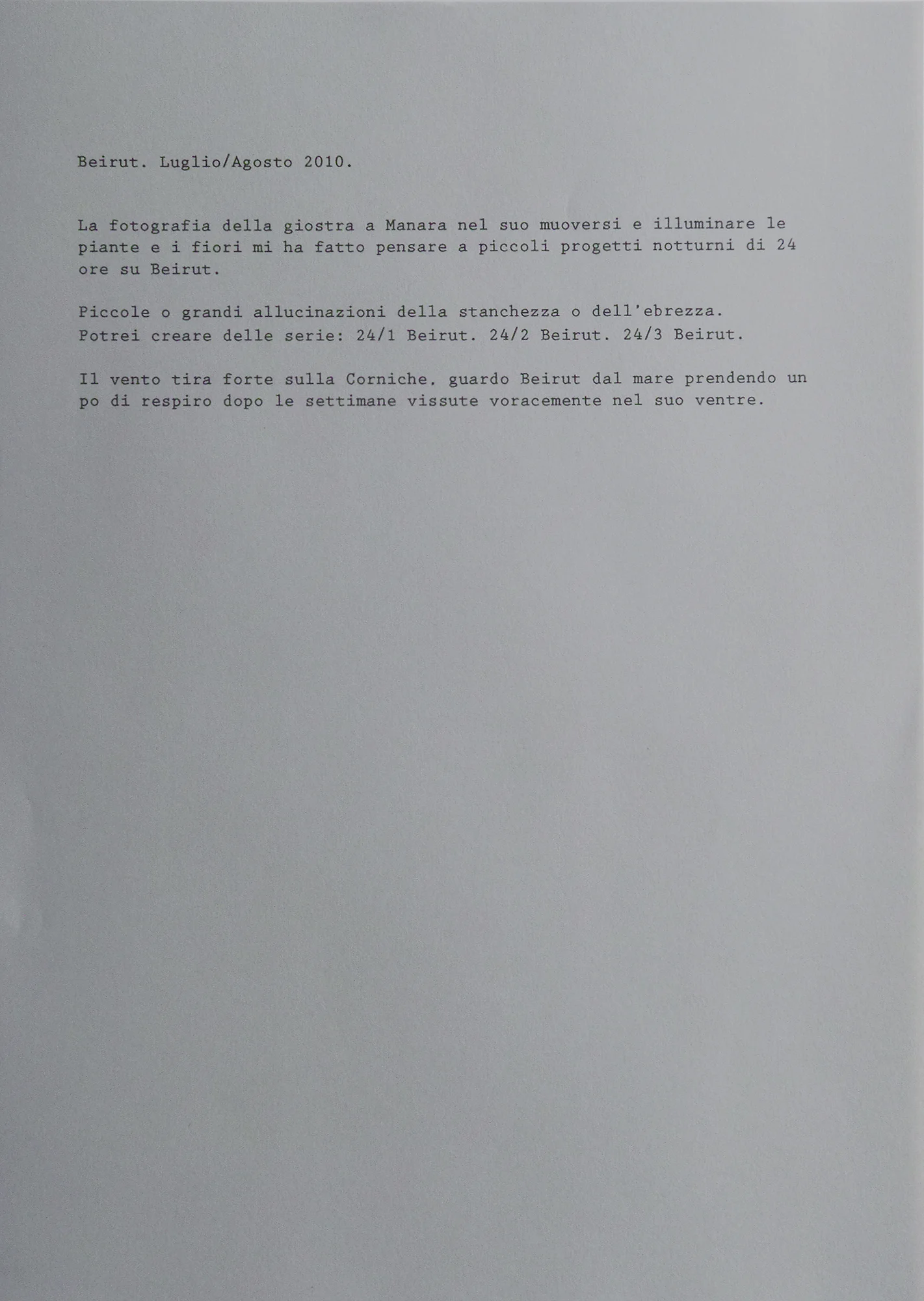 Beirut. July/August 2010
