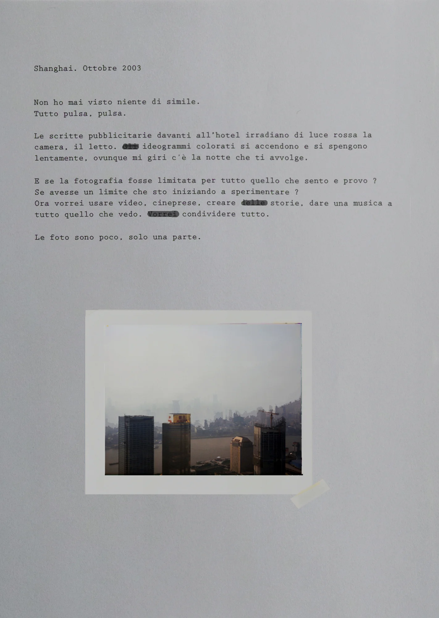 Shanghai. Octber 2003