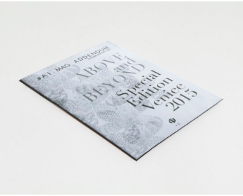 ABOVE AND BEYOND - SPECIAL EDITION VENICE BIENNALE 2015       