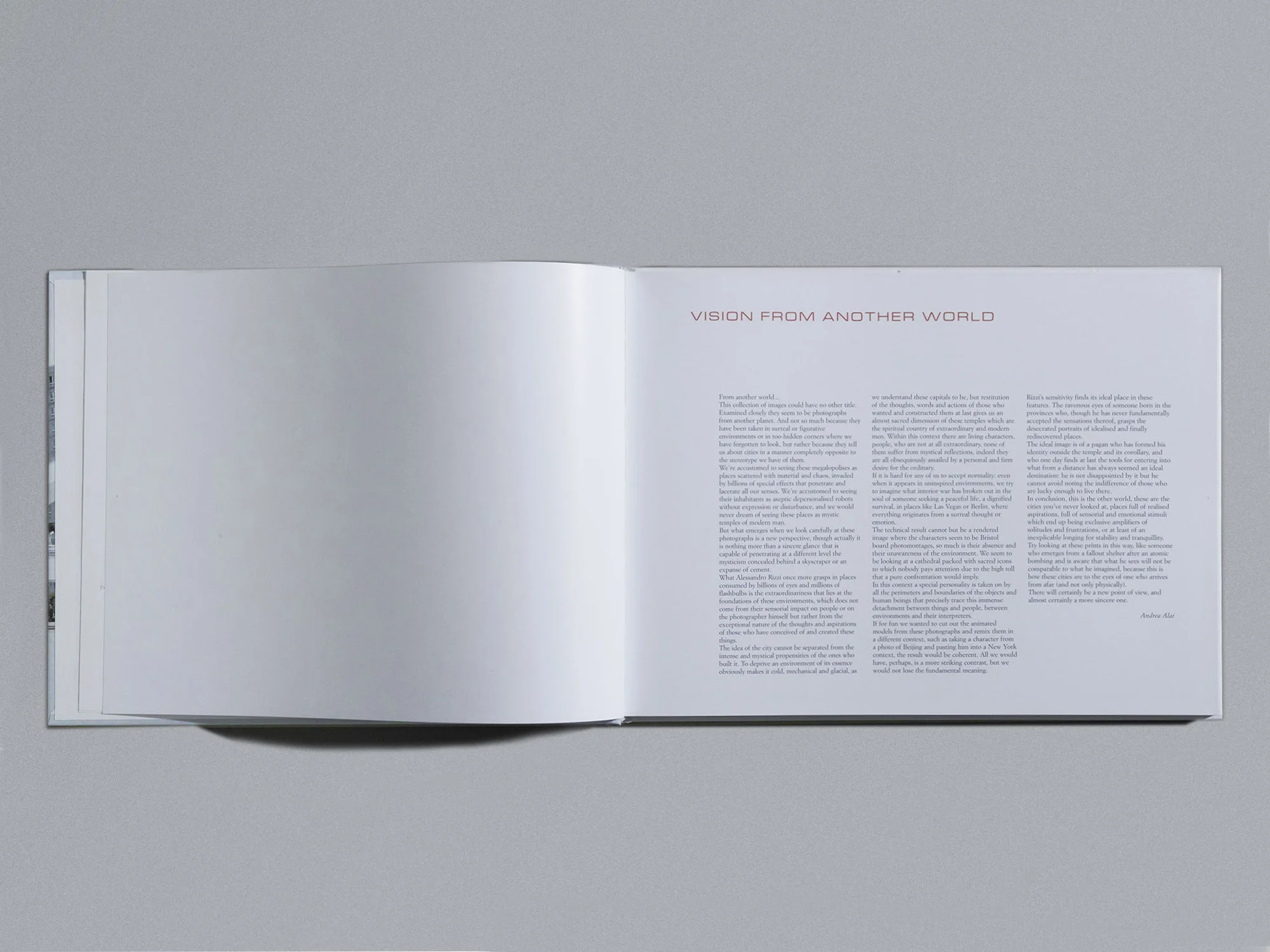 Alessandro Rizzi’s cities by Paola Riccardi