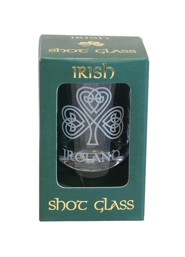 Shot Glass Irlande - Souvenir Avec Monuments Emblématiques, 5.7 Cm De Haut, Collection UE