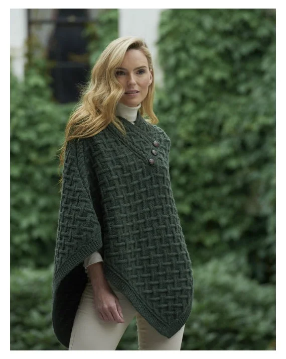 SUPER SOFT MERINO PONCHO — Irish Moon