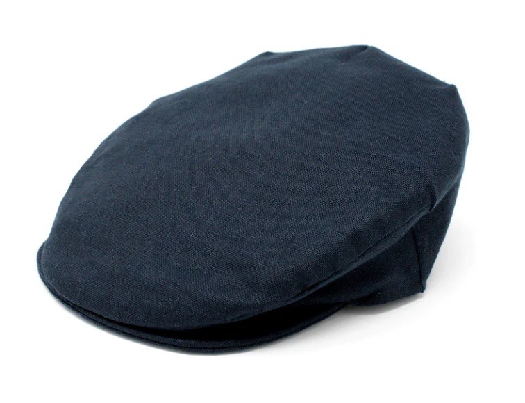 Vintage Cap Navy Linen.jpg