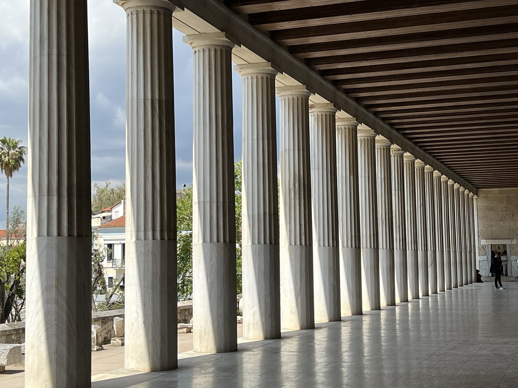 Inside Stoa of Attalos, Athenian Agora