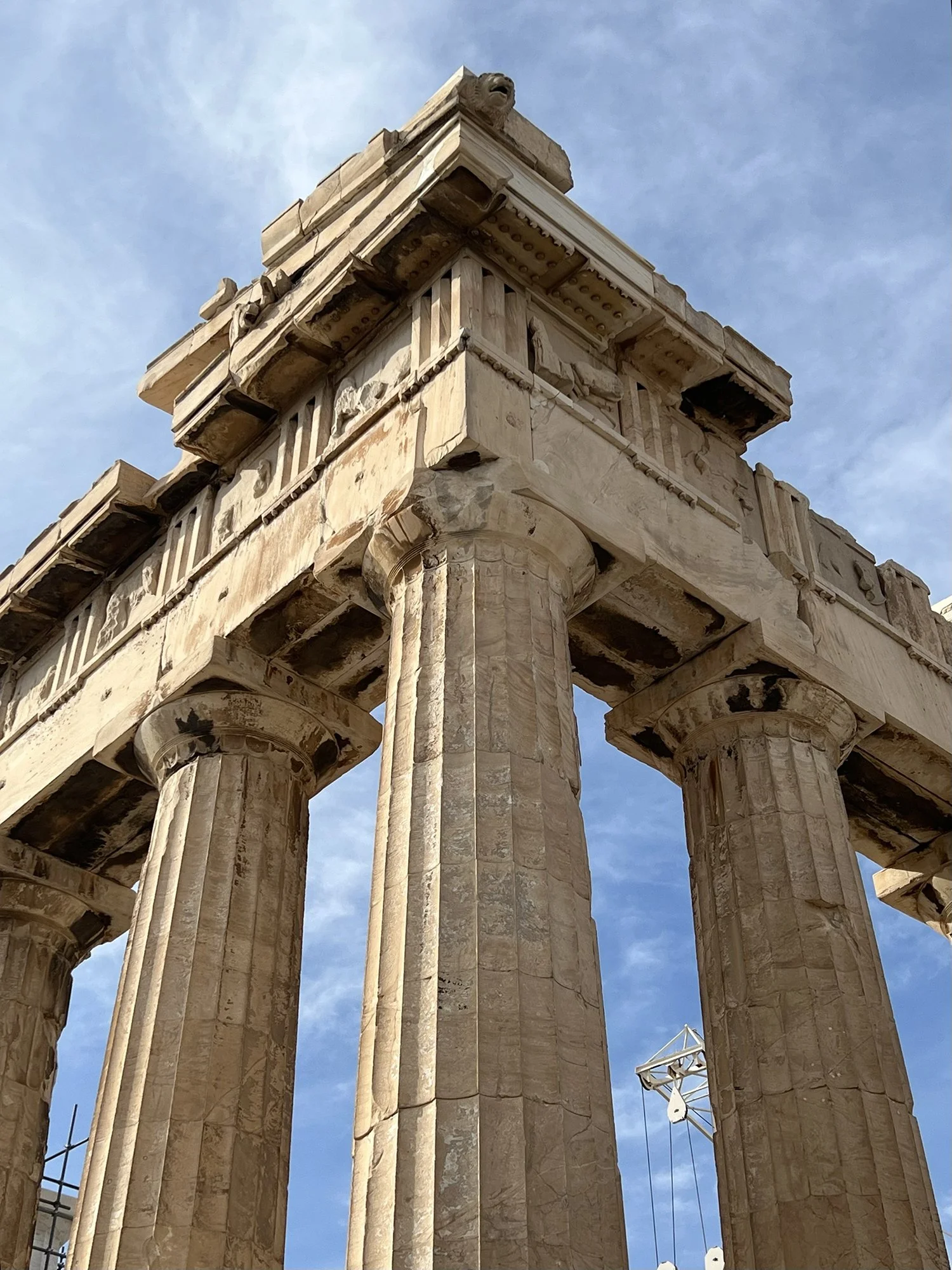 Parthenon northeast corner