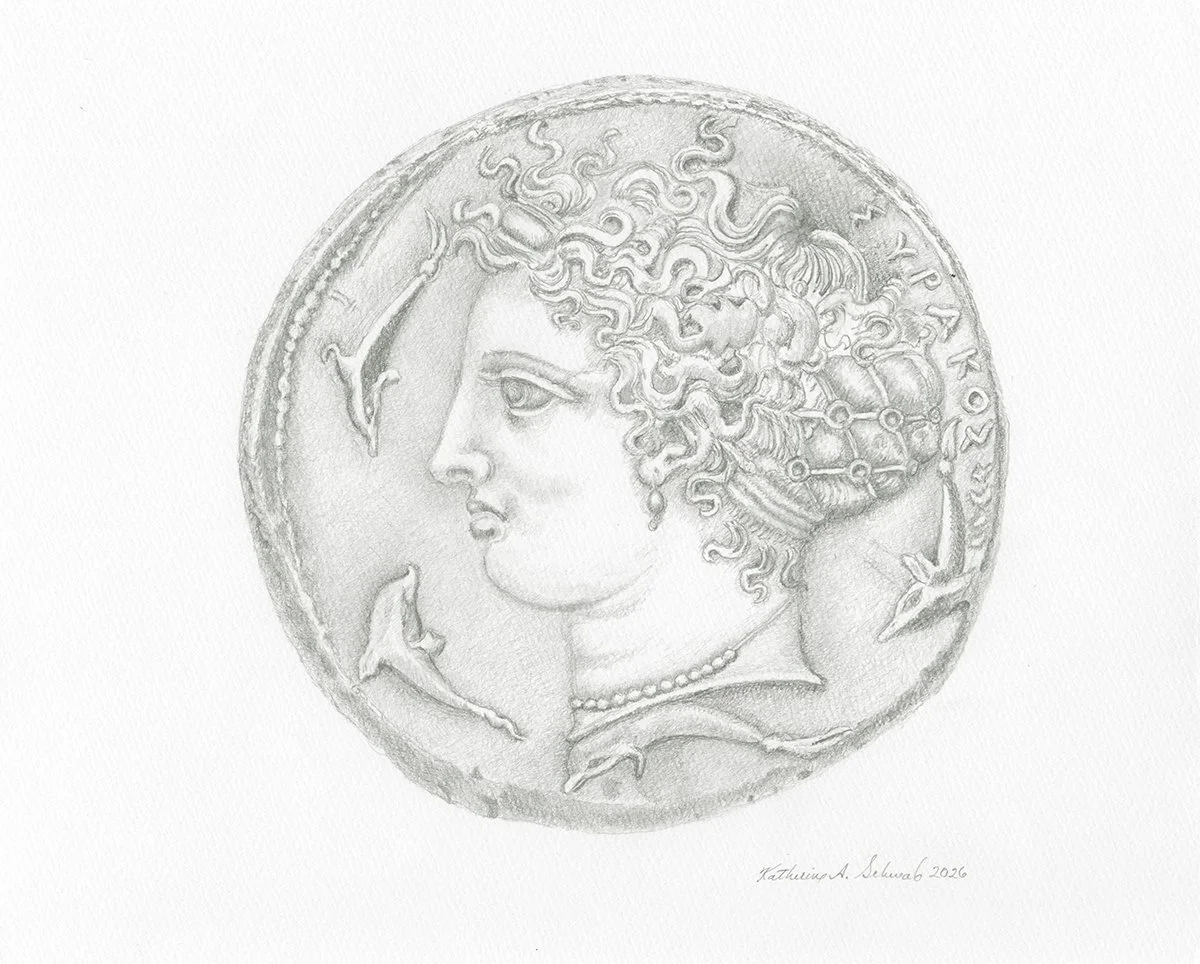 Coin with Arethusa, from Syracuse, Sicily (2026)