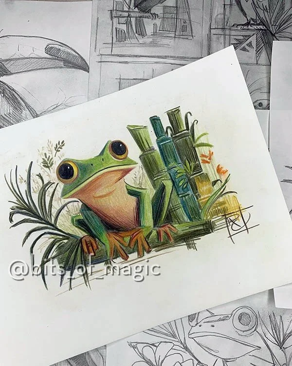 I missed posting yesterday.  It&rsquo;s difficult to feel like this stuff means anything right now. I hope this little frog brings a little smile. 

I&rsquo;m working on making some pieces that are a bit bigger (for a long time now, most things have 