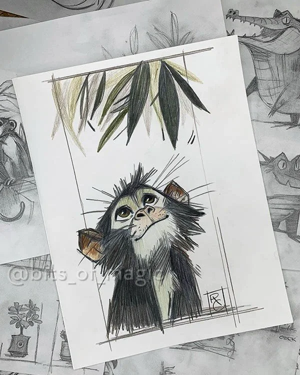 Hi! I wasn&rsquo;t going to post today, but I did this little guy yesterday and figured why not. It&rsquo;s Punch, who, by now, I&rsquo;m sure everyone knows. 
I have to say, I&rsquo;m glad that little macaque found some love and a family because I w