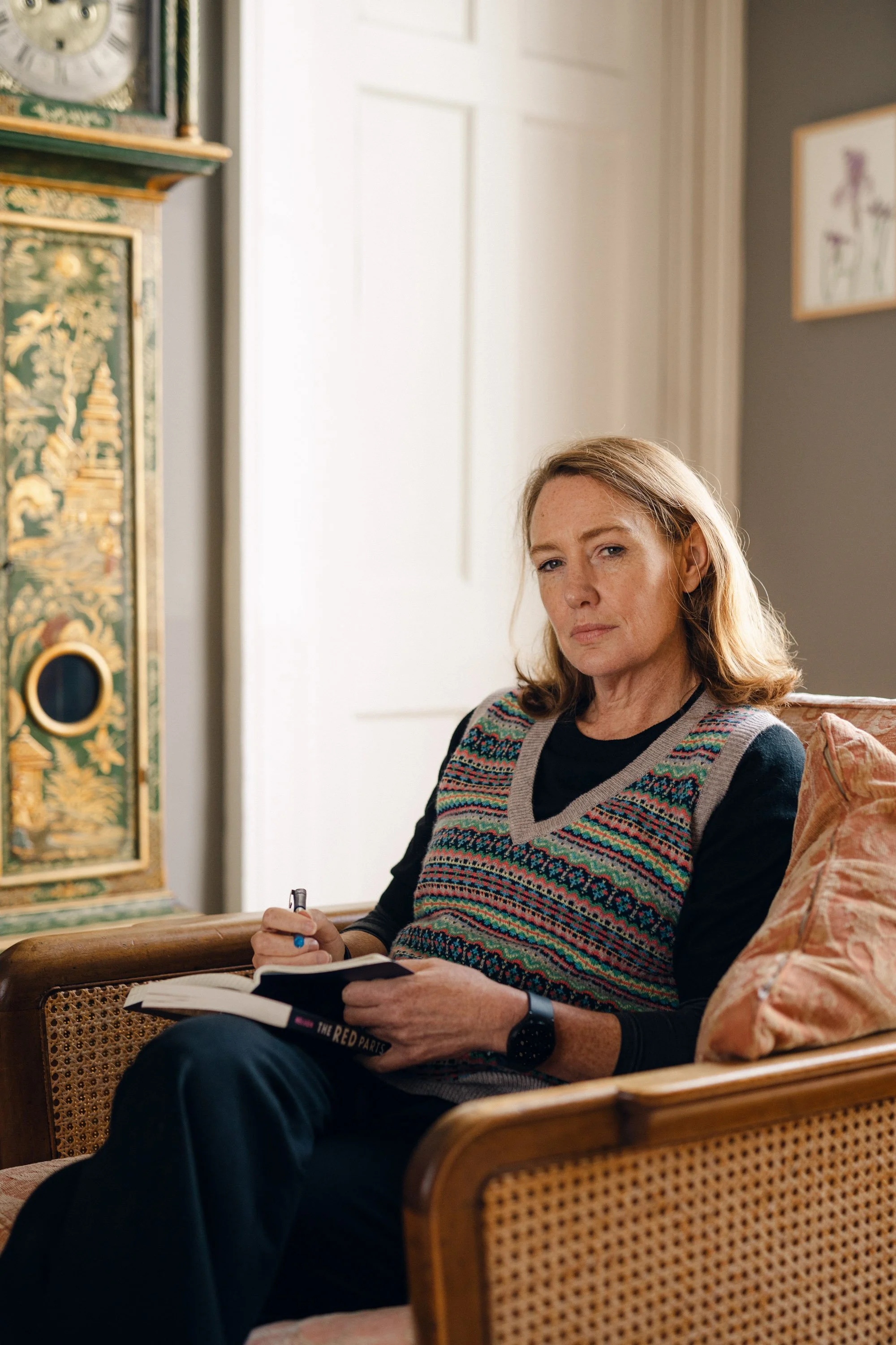 Paula Hawking (Girl on the Train) for Le Point magazine