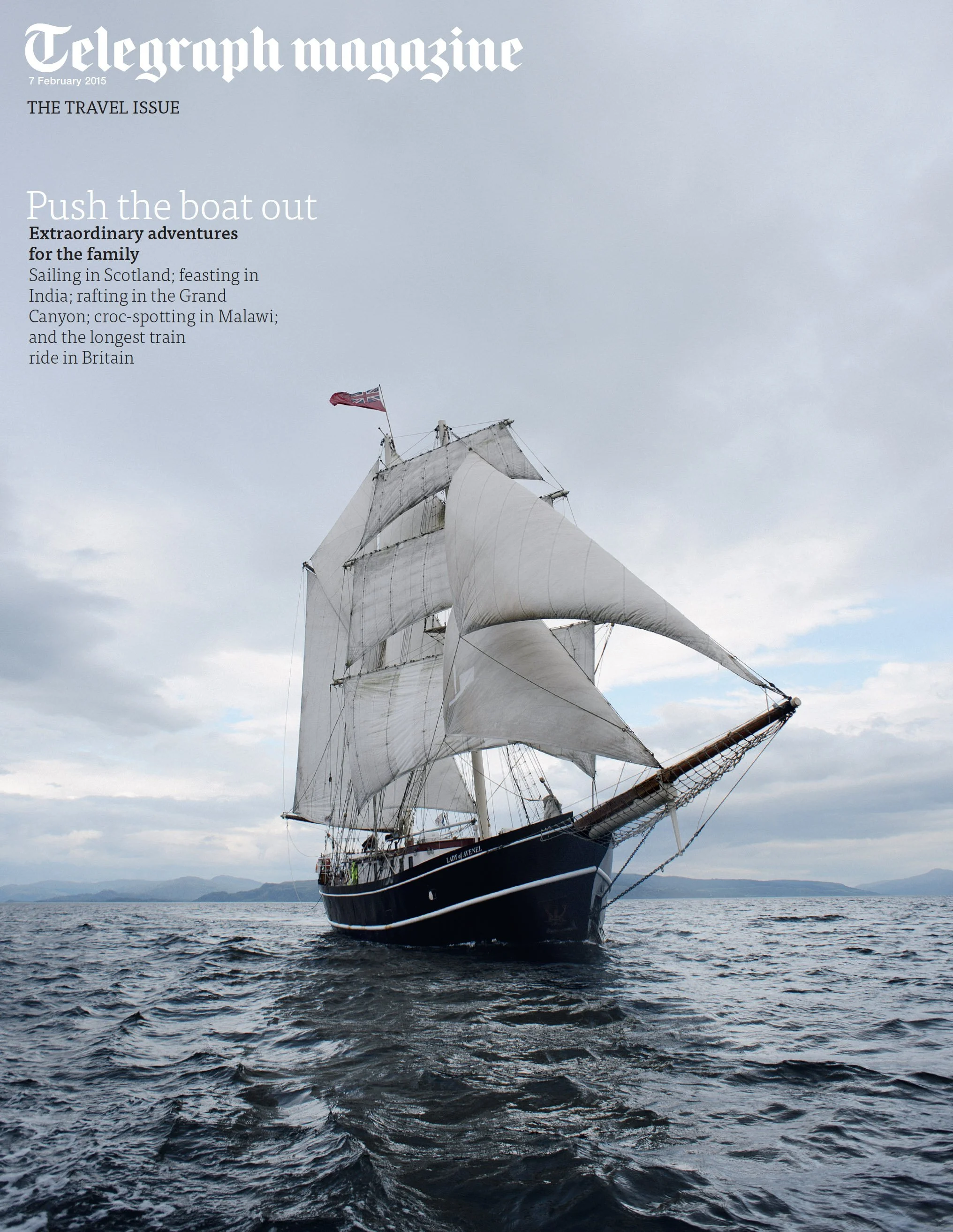 Tall Ship for The Telegraph Magazine
