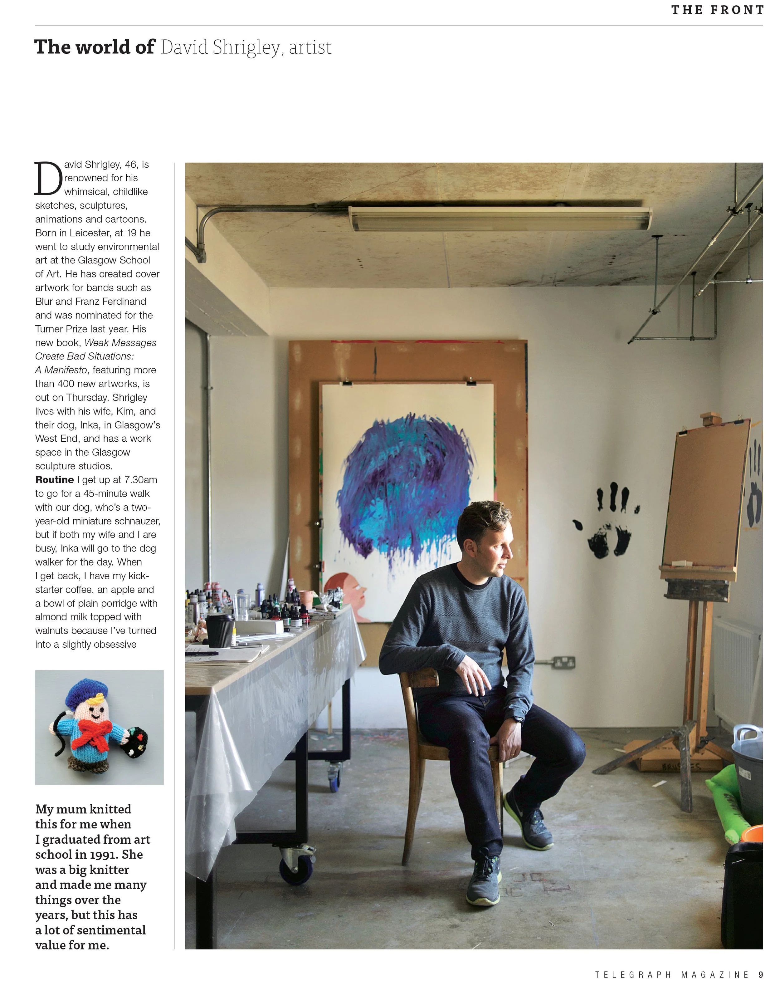 David Shrigley for The Telegraph Magazine