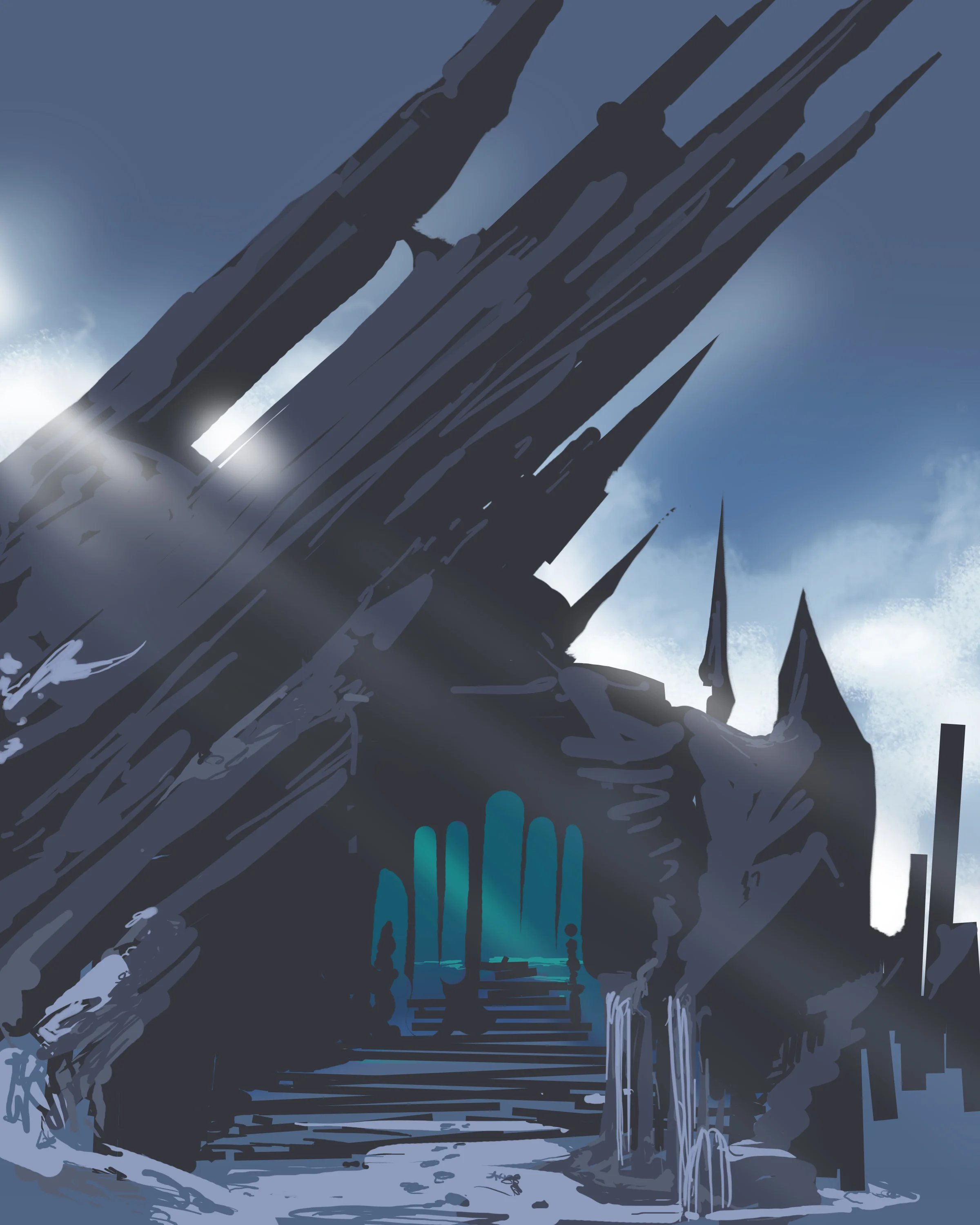 Alt. idea for ice palace entrance.
