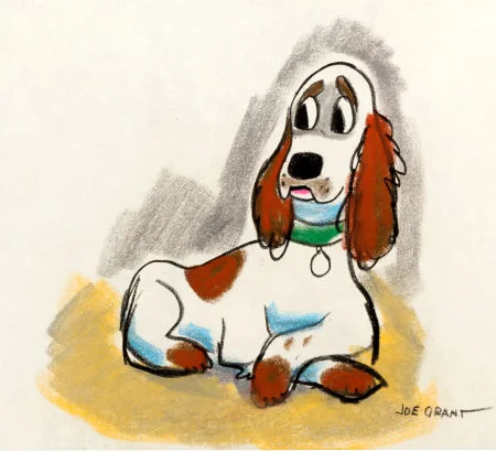 Lady and Tramp was an original idea of Joe's based on his and his wife's pet cocker spaniel named Lady. 