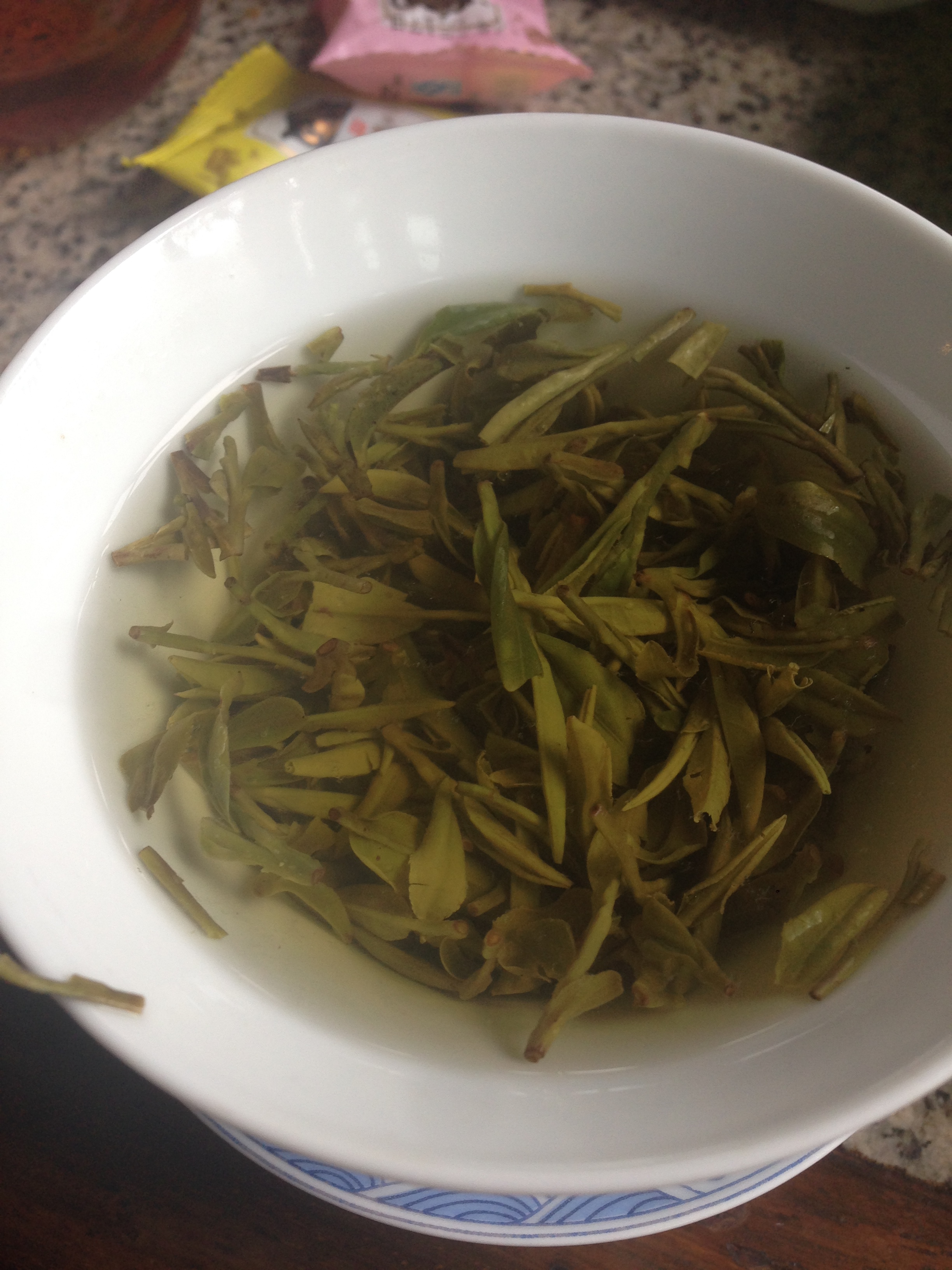 I had green tea.
